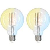 LUUMR Smart LED E27 G95 7W ZigBee Tuya Philips Hue 2 vnt