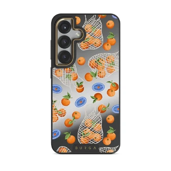 Helios - Samsung Galaxy S25 Case, Elite Mirror Dark (Magnetic) / Gold