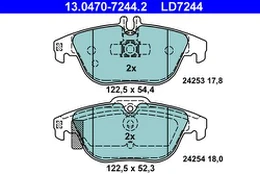 ATE 13.0470-7244.2 Brake pad set