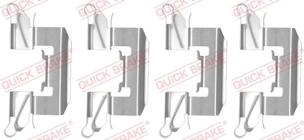 QUICK BRAKE QB109-1772 Brake pad fitting kit