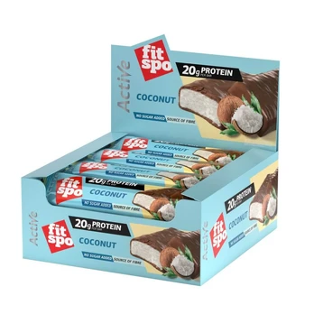 FITSPO Active Coconut Protein Bar - 60g