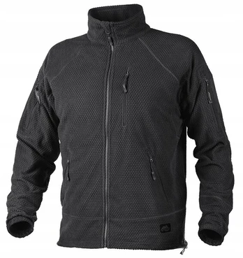 Vyriškas flisinis džemperis Helikon-Tex Alpha Tactical, Juoda
