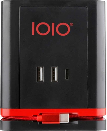 Olympia elektros lizdų blokas IOIO SW 1000, Black