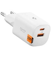 Baltas 35W 1xUSB-A + 1xUSB-C pakrovėjas "Spigen EE352EU Essential 2-Port"