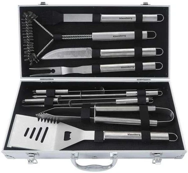 KLAUSBERG KB-7901 GRILINIMO ĮRANKIŲ RINKINYS DĖKLE
