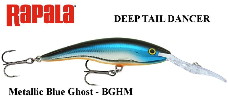 Vobleris Rapala Deep Tail Dancer BGHM Metallic Blue Ghost 7 cm