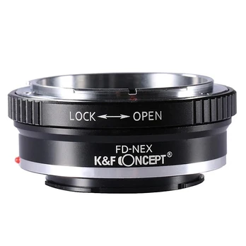 Adapteris - K&F Concept Canon FD į Sony E-mount objektyvo montavimo adapteris, aliuminis