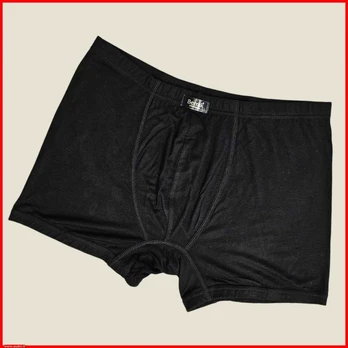Vyriškos bambuko pluošto kelnaitės-bokseriai - 3XL - Juoda