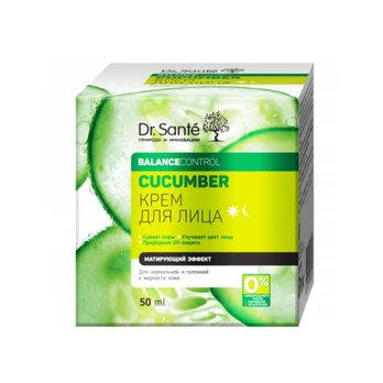 DR.SANTE Cucumber Balance Control Veido kremas, 50 ml
