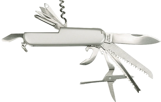 Topex Pocket Knife 11 ašmenų nerūdijantis plienas - 98Z116
