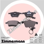 Stabdžių trinkelių rinkinys, diskinis stabdys ZIMMERMANN 23762.200.1 kaina