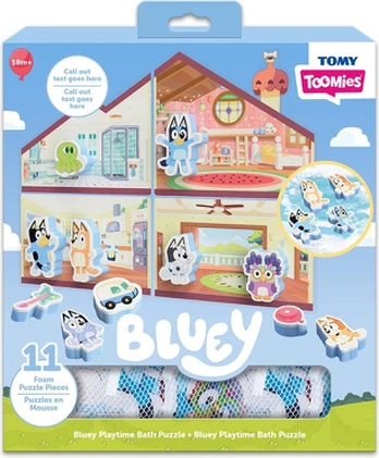 Toomies Bluey’s House Bath Stickers