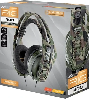 Ausinės Electronics Lv Plantronics Rig 400 Dolby Atmos Forest Camo (pc)