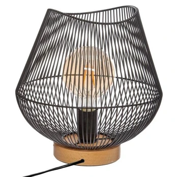 Table lamp JENA loft style, juodas, 28 cm