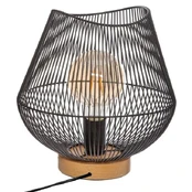 Table lamp JENA loft style, juodas, 28 cm kaina