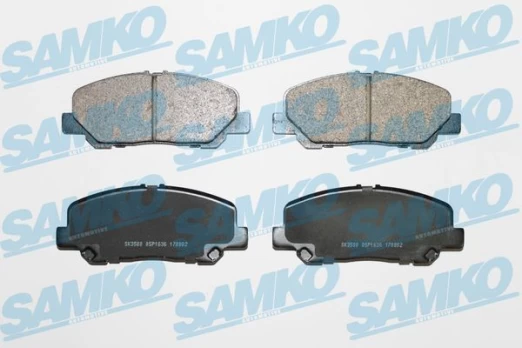 Stabdžių trinkelių rinkinys, diskinis stabdys SAMKO 5SP1636
