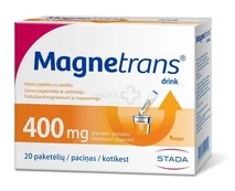Maisto papildas Magnetrans Drink 400mg granulės N20 kaina