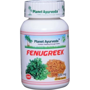 Vaistinė ožragė Fenugreek, ekologiška, Planet Ayurveda, 60 kapsulių
