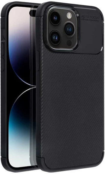 Dėklas Oem CARBON PREMIUM Case for IPHONE 14 Pro Max juodas
