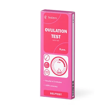 Ovuliacijos testas (juostelė) TESTERA, 5 vnt.