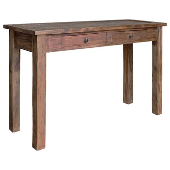 Konsolinis staliukas, masyvi perdirbta mediena, 123x42x75cm