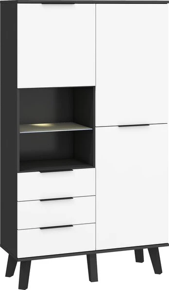 Lentyna Sven 2D3S, juoda/balta