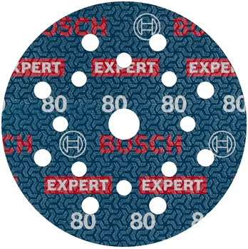 Šlifavimo diskas Bosch Expert O780, 80, 12.5 cm x 12.5 cm