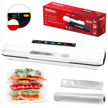 Baltas vakuuminis pakavimo aparatas, 110 W