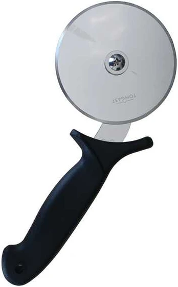 Pizza cutter, 10 cm, juodas