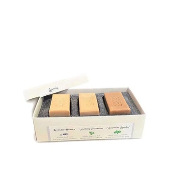 Gamila Secret Mini Soap Set (Lavender+Geranium+Spearmint) 90g