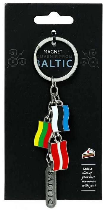 Raktų pakabukas "Baltijos šalys"