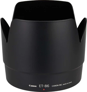 Objektyvas Canon ET-86 objektyvo gaubtas