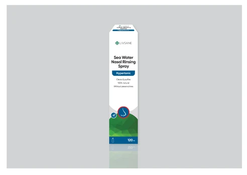 Sea water nasal rinsing spray