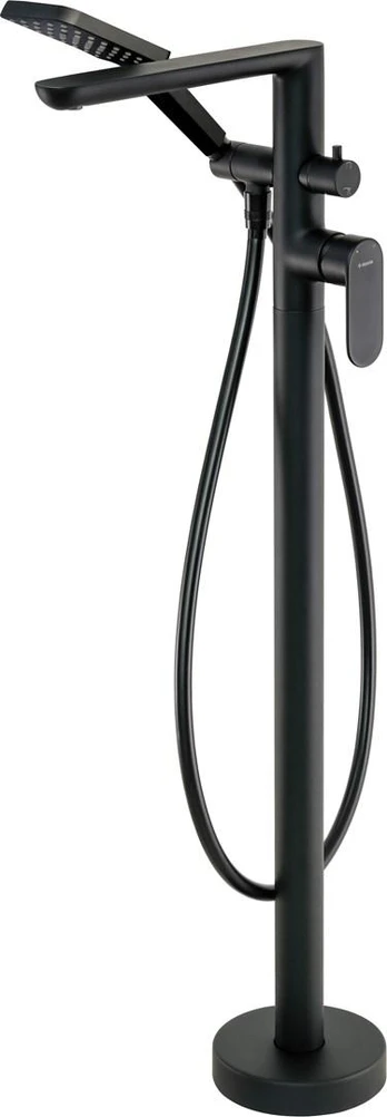 Freestanding bathtub mixer with shower set