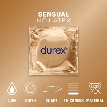 Durex Sensual NO LATEX vnt.