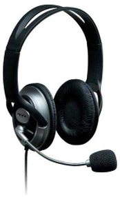 Connect IT PC ausinės juodas/sidabrinis w/mic***