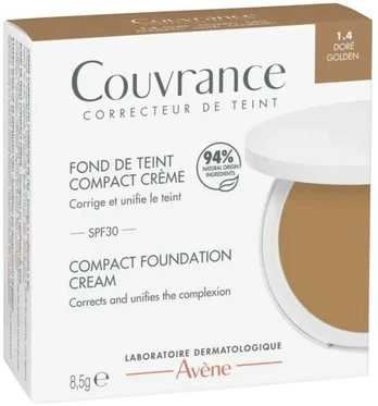 Avene COUVRANCE compact cream makeup base #Golden 8.5 gr