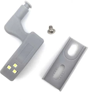 Automatinis LED spintelės apšvietimas spintelės durelių vyriui - šaltai baltas