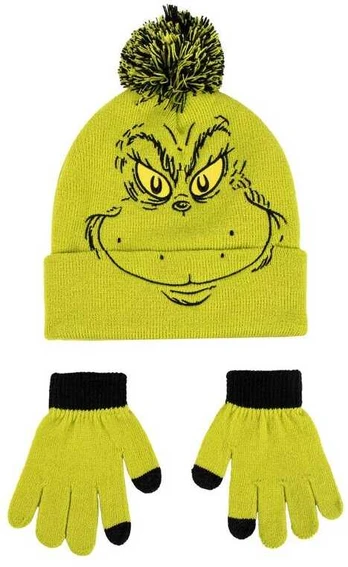Kelioninis CERDÁ The Grinch hat and gloves set