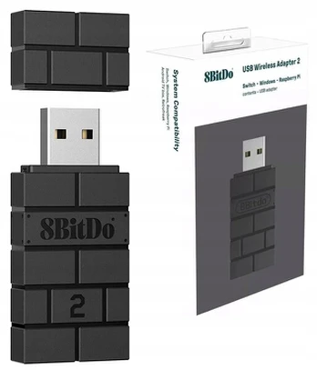 8bitdo 2 adapteris Pc Xbox Playstation Nintendo valdikliams