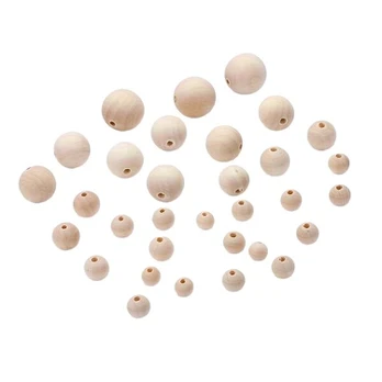 Mediniai karoliukai, 18mm70pcs