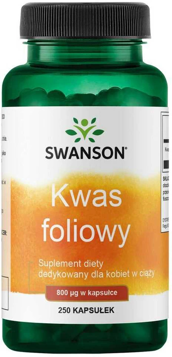 Swanson FOLIO RŪGŠTIS (FOLIATAI) 800 MCG – 250 kapsulių