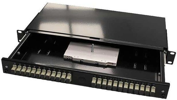 Lanview FIBER BOX: 24xSC COUPLER+SCREW + SPLICETRAY