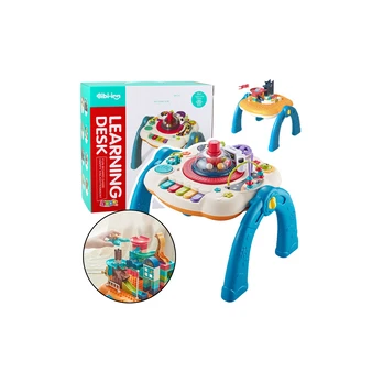 Educational Table Interactive Buildable Surface 2in1 Blue