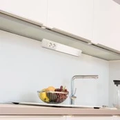 LED paviršinis baldų šviestuvas "Melo Plug dico", baltas
