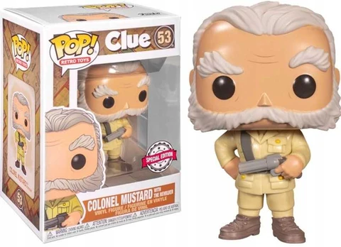 Funko Pop! Retro Toys Clue Colonel Mustard