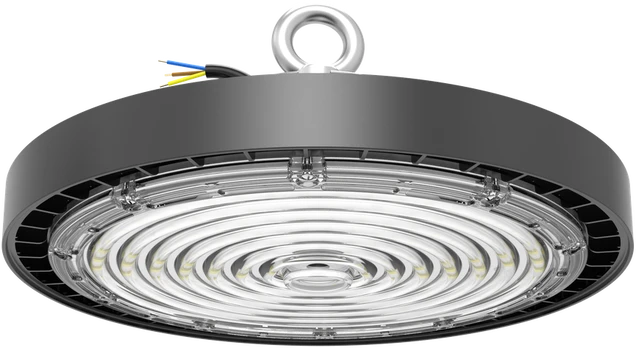 200W LED UFO šviestuvas VOYAGER, juodas, 4000K, IP65, 120°