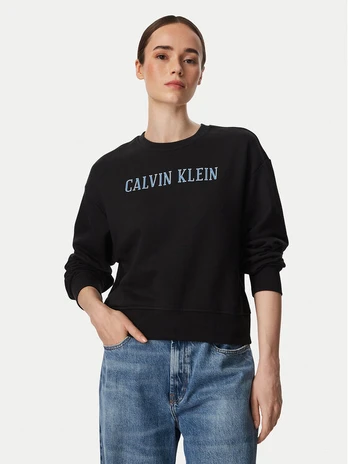 Calvin Klein Jeans Džemperis Varsity LV047H806G Juoda Regular Fit