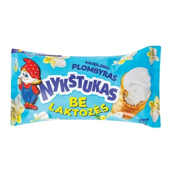 Vanilinis plombyras be laktozės NYKŠTUKAS, 130 ml