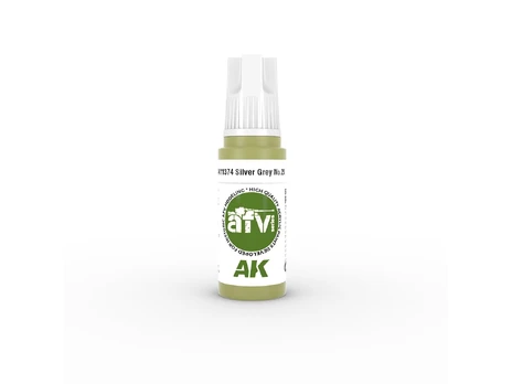 AK Interactive - Sidabrinis Pilkas No.28 – AFV 3rd generation Akriliniai dažai, 17ml, AK11374